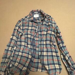 Denim & Flower Multicolor Flannel Shirt